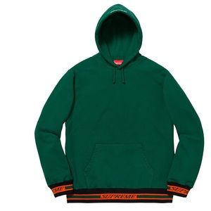 SUPREME Stripe Rib Hoodie